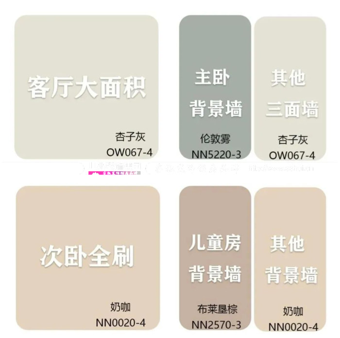 小戶型牆面适合哪種顔色?小戶型全屋牆面色彩搭配方案